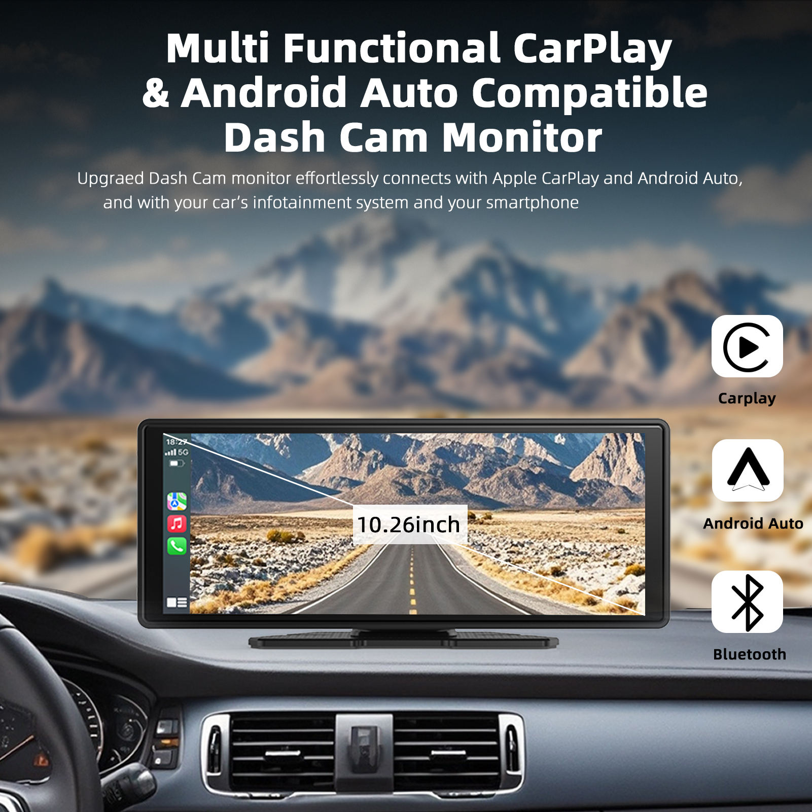 11.26 Inch Touch Screen Car Dvr Recorder - Image 2