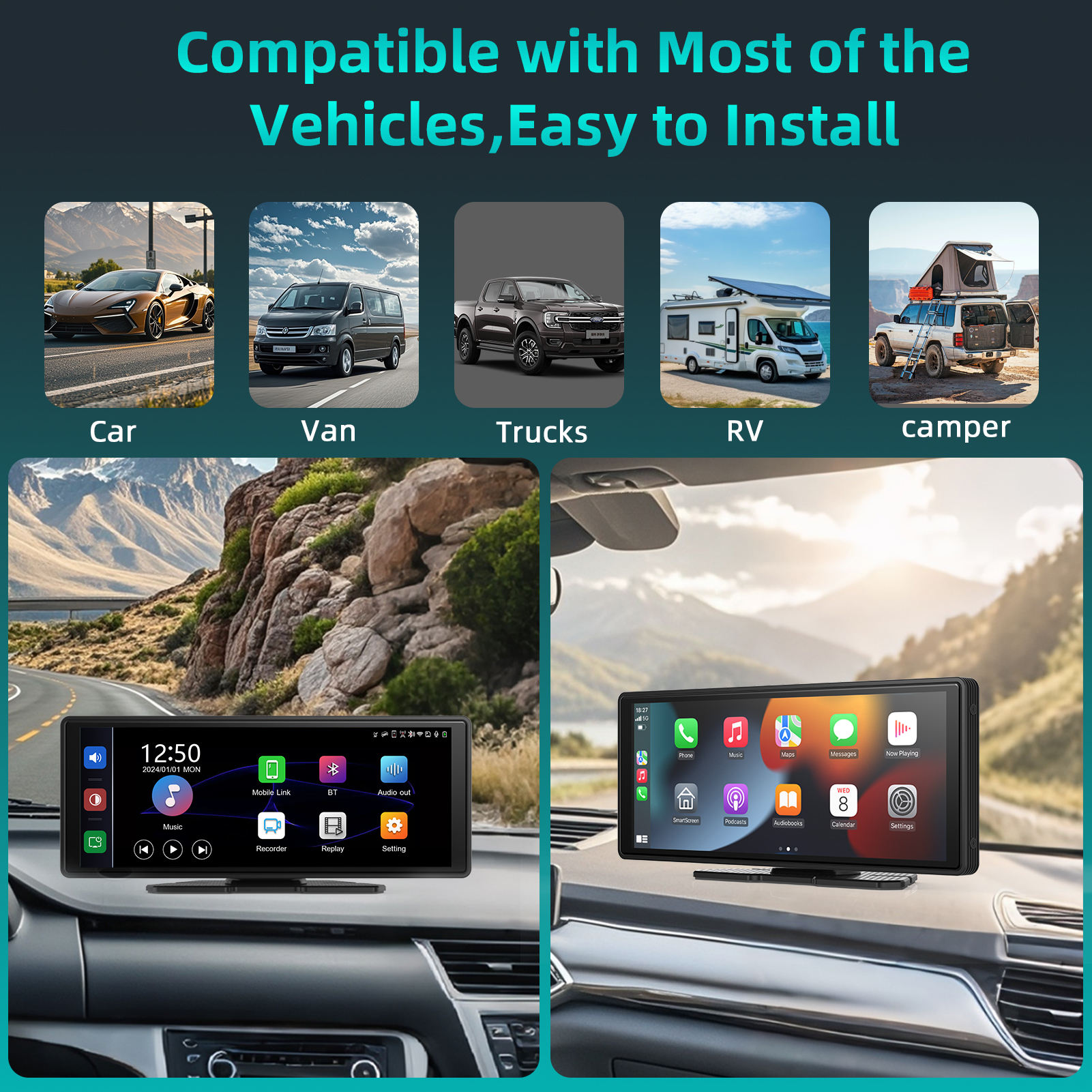 11.26 Inch Touch Screen Car Dvr Recorder - Image 5