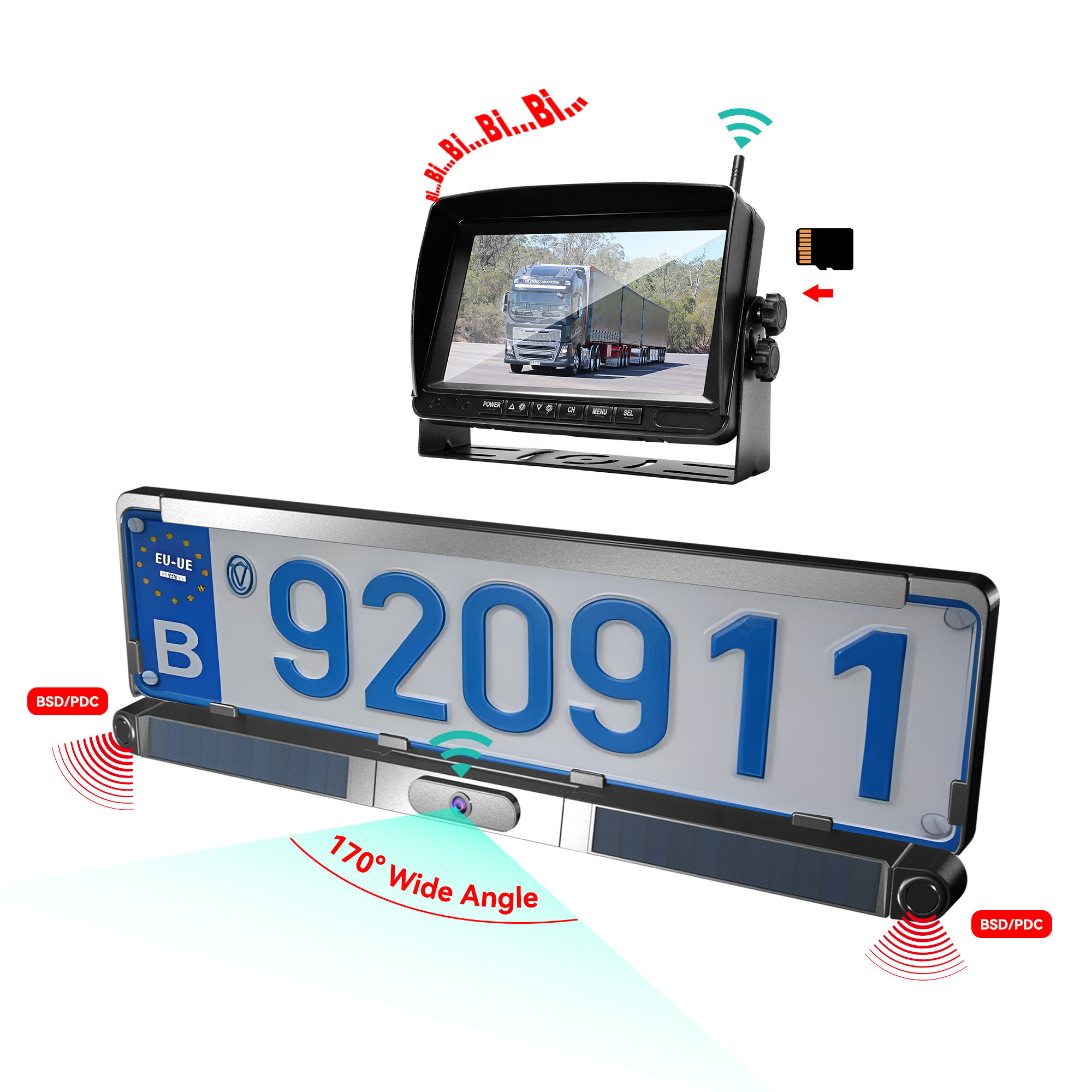 Truck Wireless Monitor K8